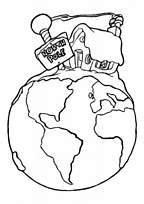 coloriage maison du pere noel au pole nord